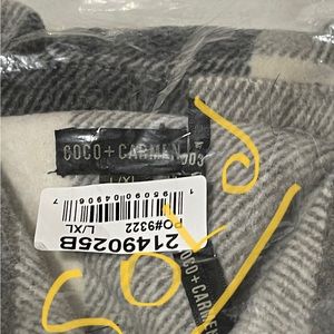 Brand new Cozy Days Plaid Jacket